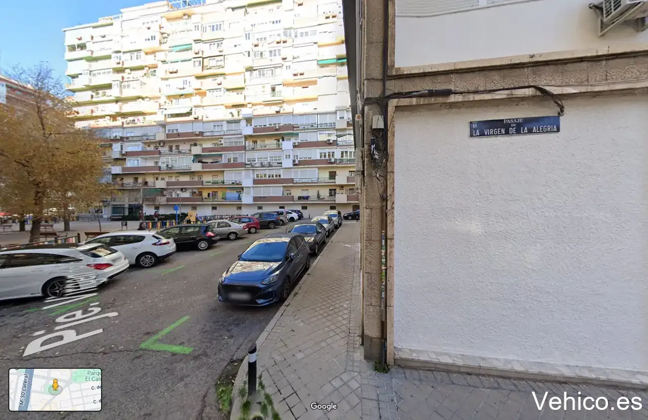 Zona de aparcamiento reservada para motos