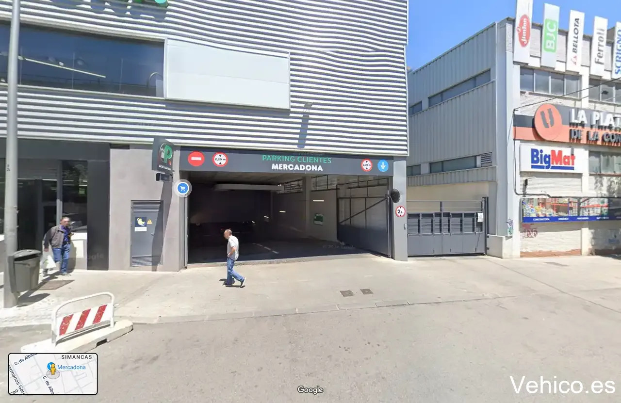Parking clientes mercadona
