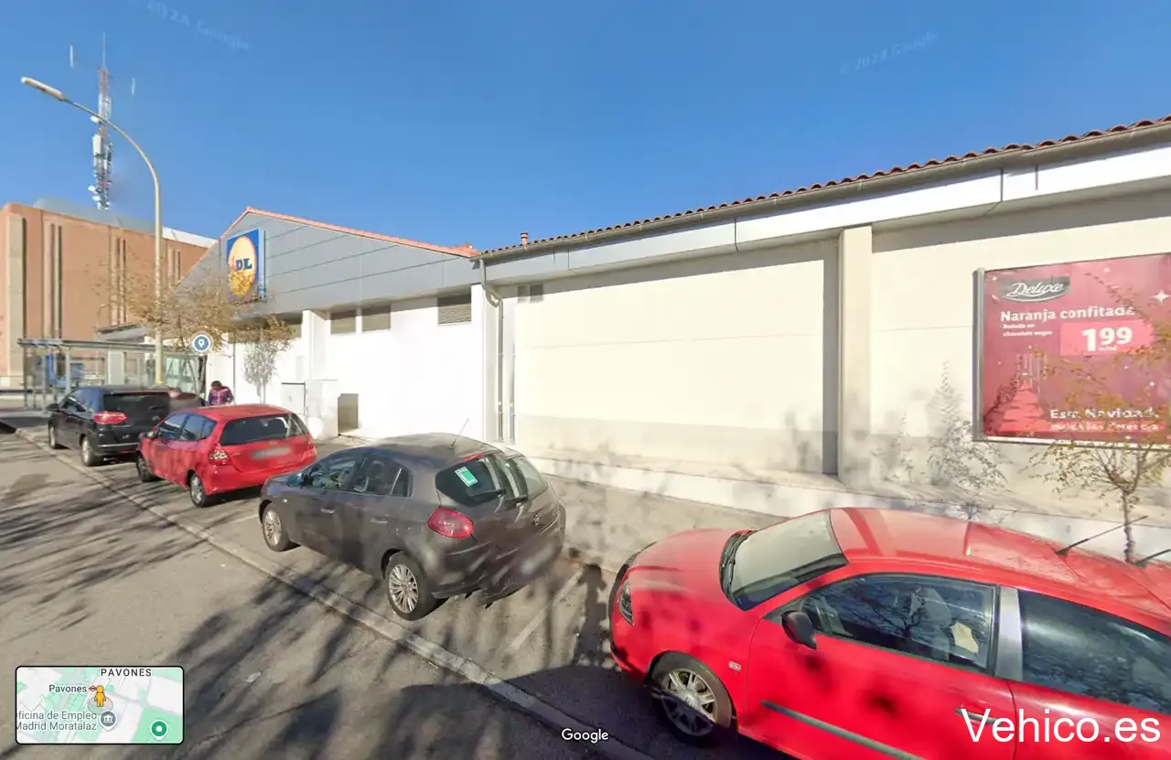 Aparcamiento Clientes LiDL.
