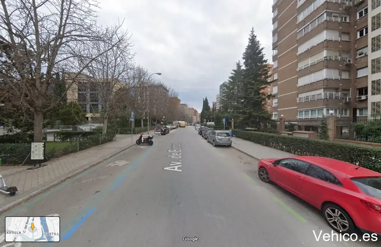 Zona de aparcamiento reservada para motos