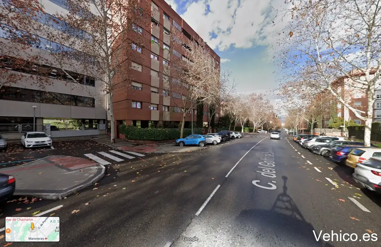 Zona de aparcamiento reservada para motos