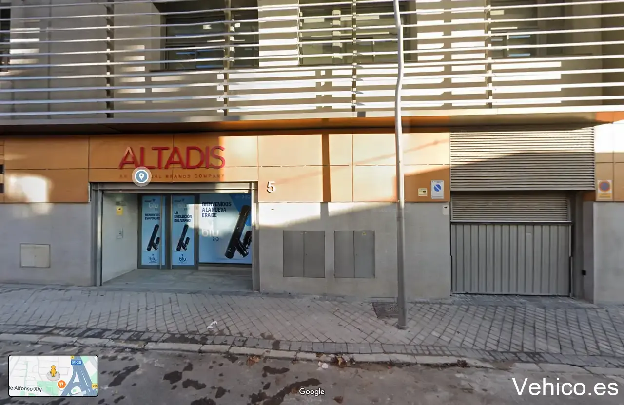 Zona de aparcamiento reservada para motos