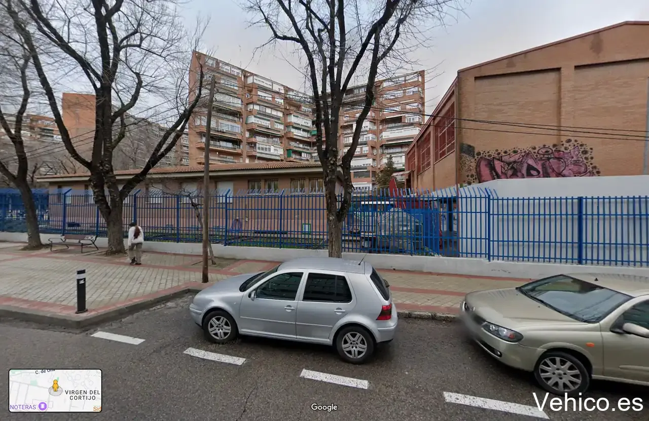 Zona de aparcamiento reservada para motos