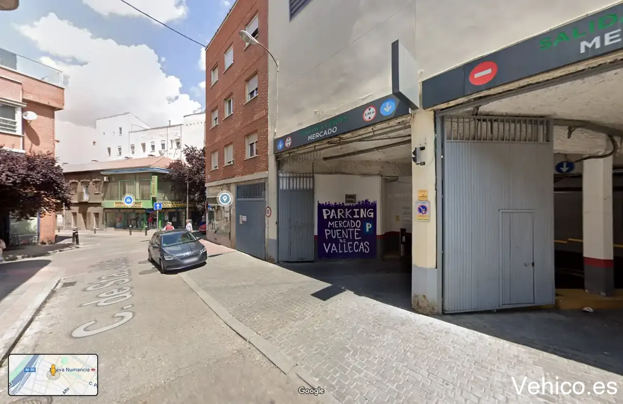 Parking 24 Horas Mercado Pte. De Vallecas