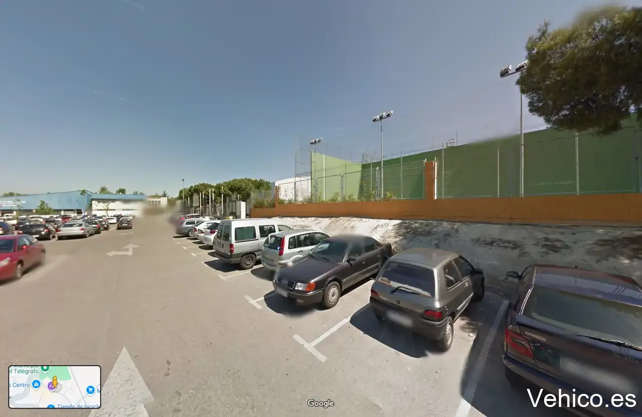 parking del Polideportivo Cerro Telegrafo