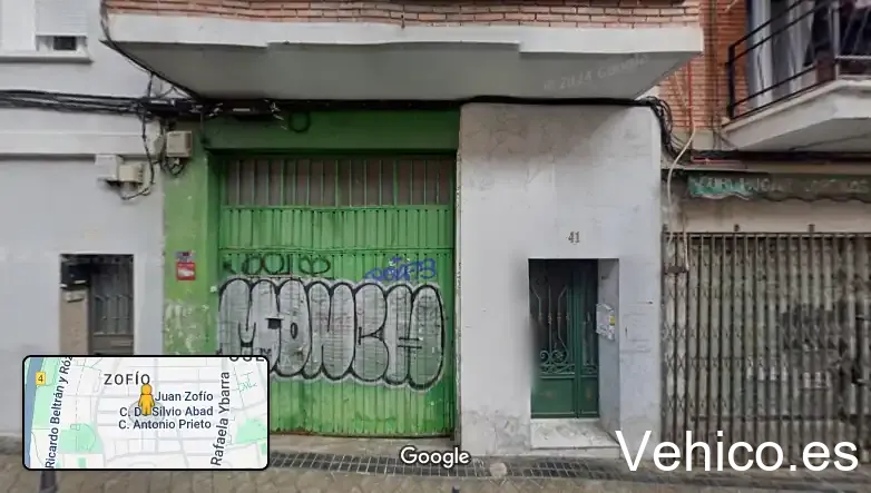 Zona de aparcamiento reservada para motos