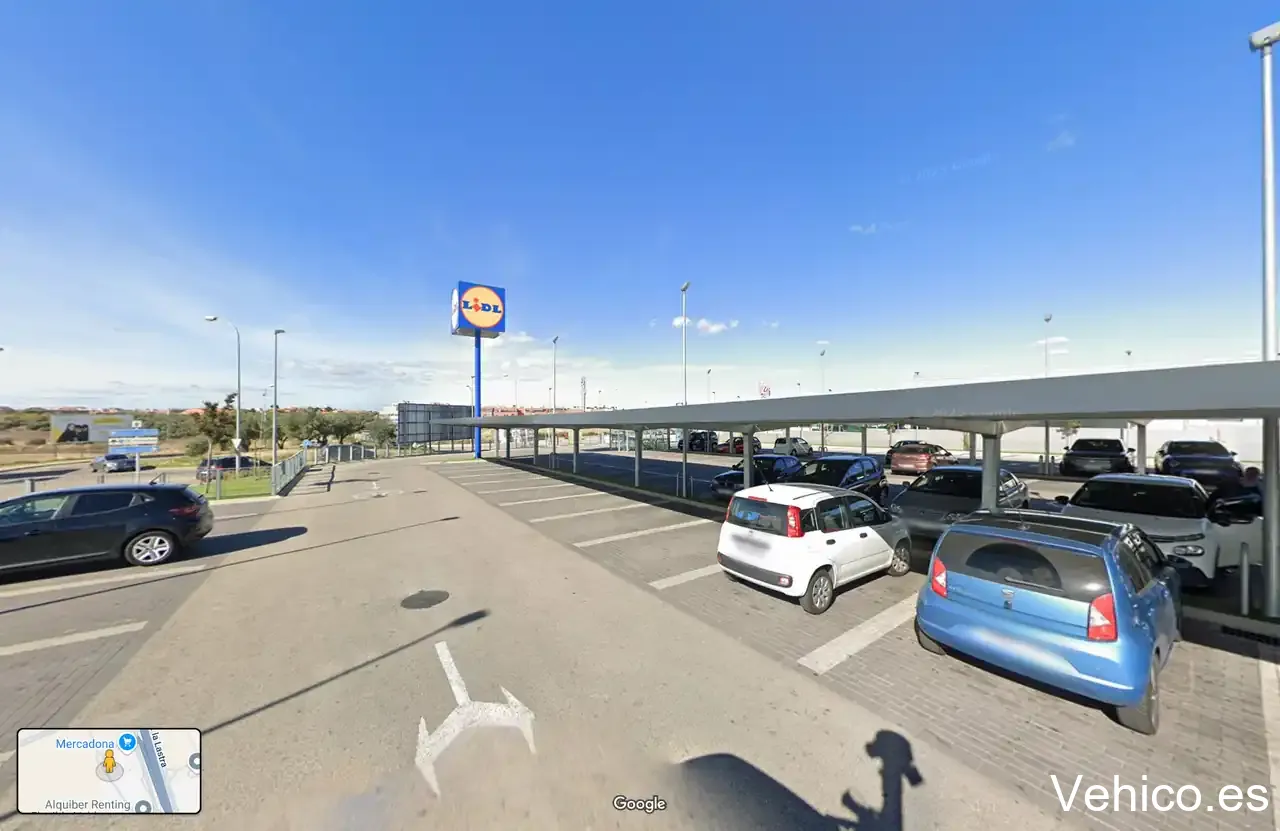 Aparcamiento de movilidad reducida LIDL