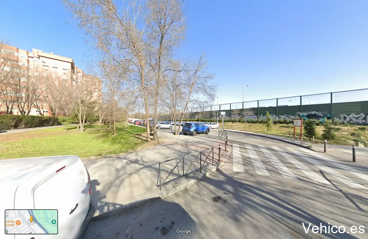 Acceso Senda Parque Fluvial del Manzanares