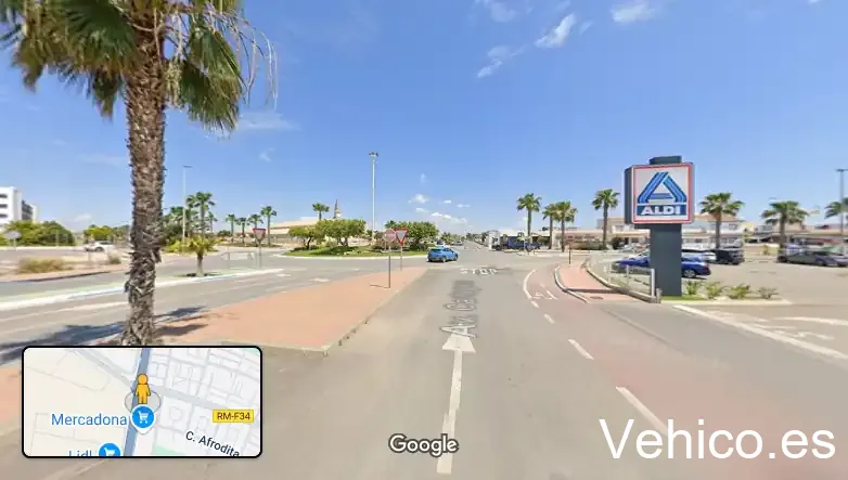 Aparcamiento de movilidad reducida Aldi