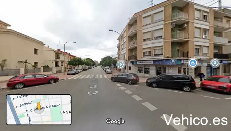 Zona de aparcamiento reservada para motos