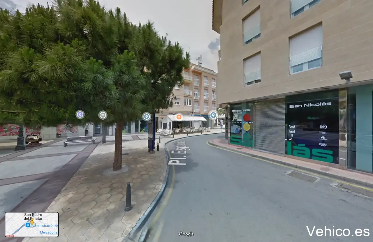 Zona de aparcamiento reservada para motos