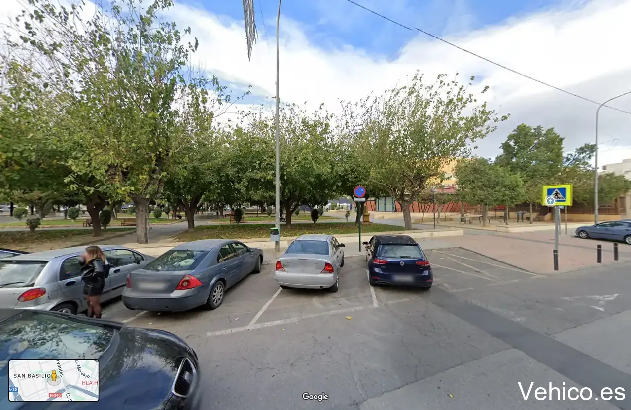 Zona de aparcamiento reservada para motos