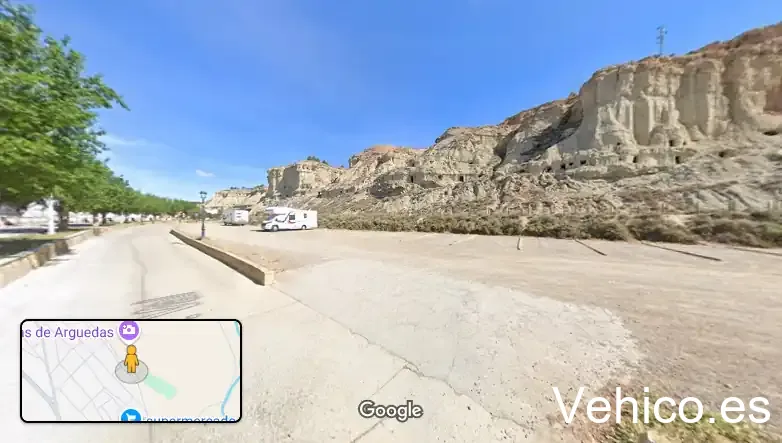 Área de Autocaravanas de Arguedas.
