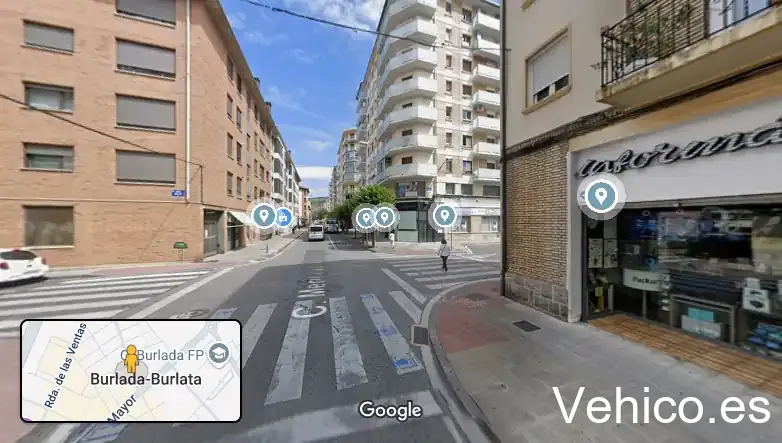 Zona de aparcamiento reservada para motos