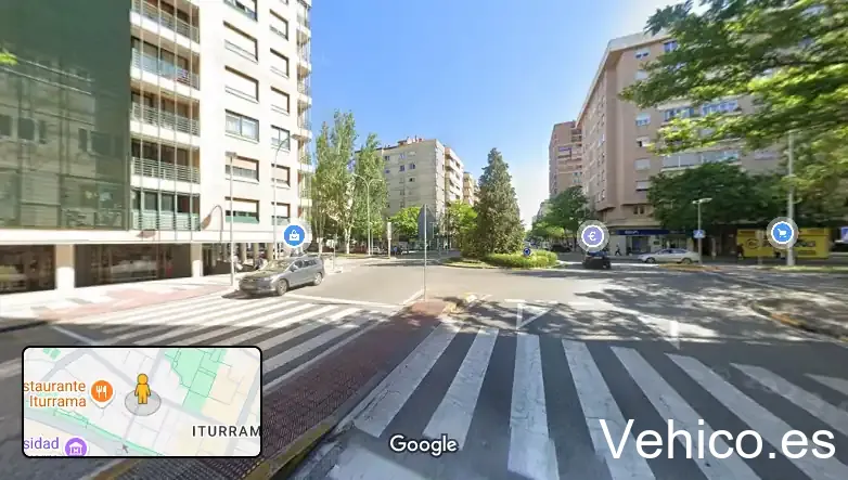Zona de aparcamiento reservada para motos