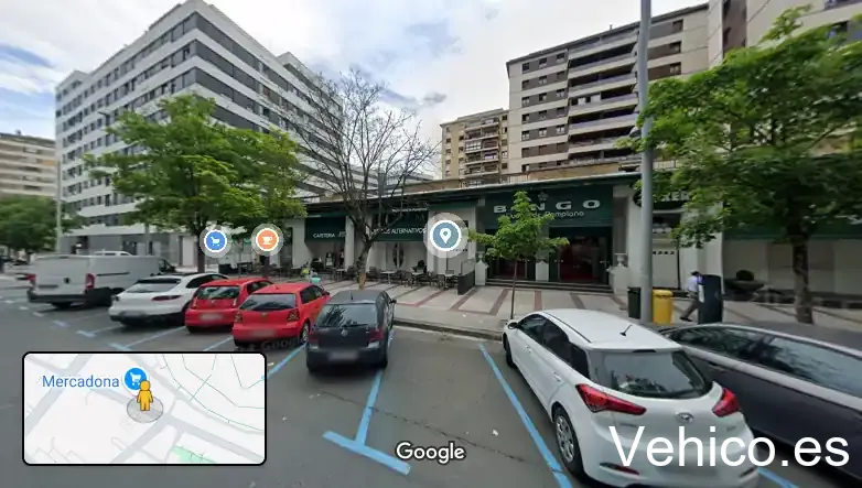 Zona de aparcamiento reservada para motos