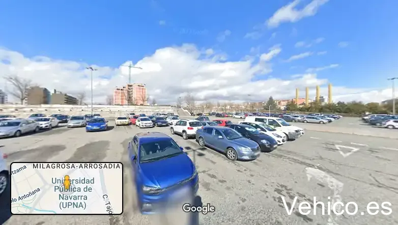 Parking coches UPNA 626 plazas