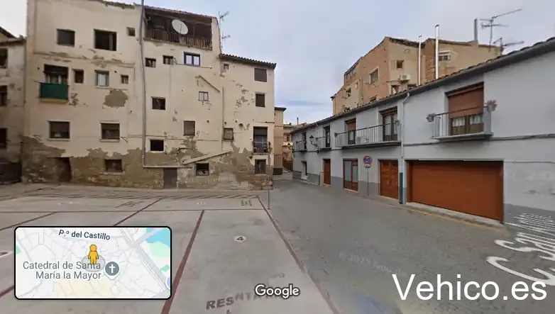Parking exterior Hotel Santa Ana Tudela