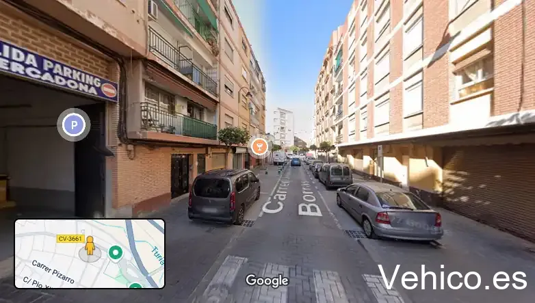 Salida Parking Mercadona