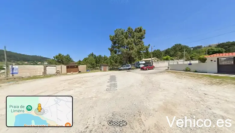 Aparcamento Praia de Liméns