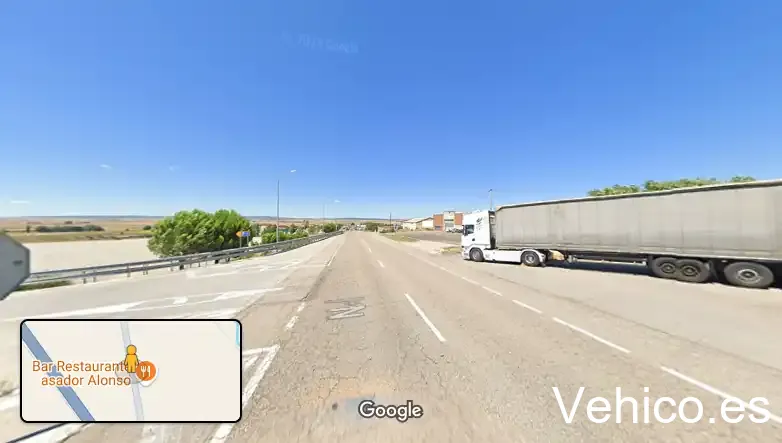 Aparcamiento de emergencia Vialidad Invernal A-1 Boceguillas