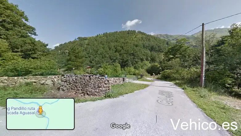 Parking Pandillo ruta Cascada Aguasal