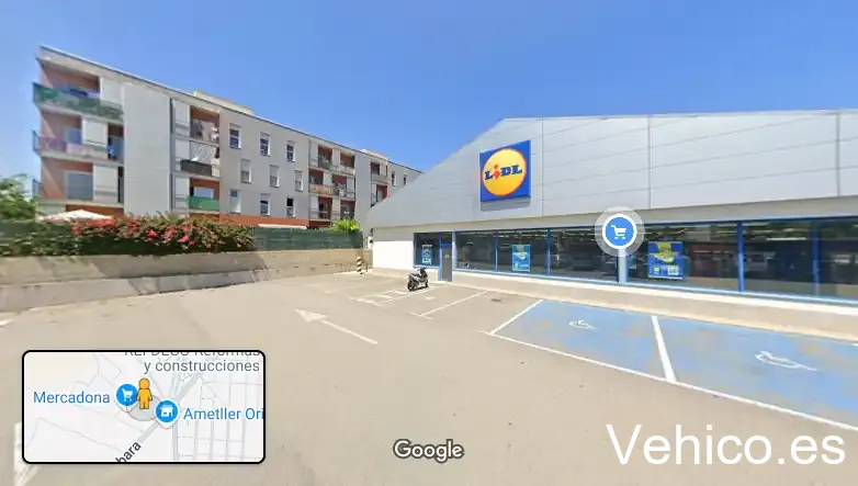 Aparcament de discapacitats Lidl
