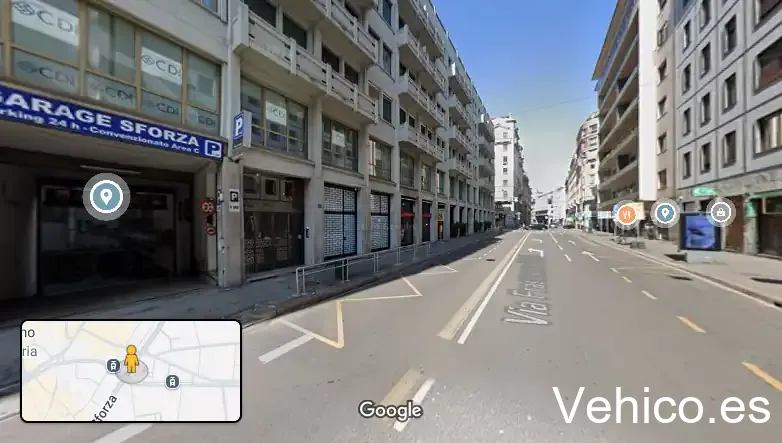 Car parks Milan