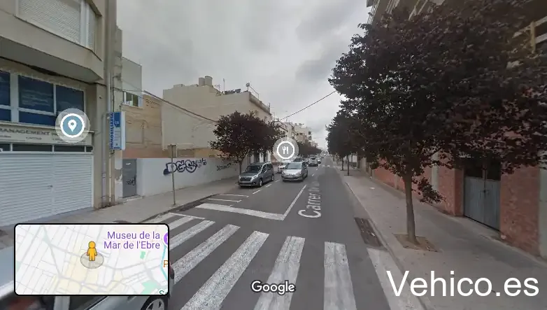 Zona d'aparcament reservada per a motos