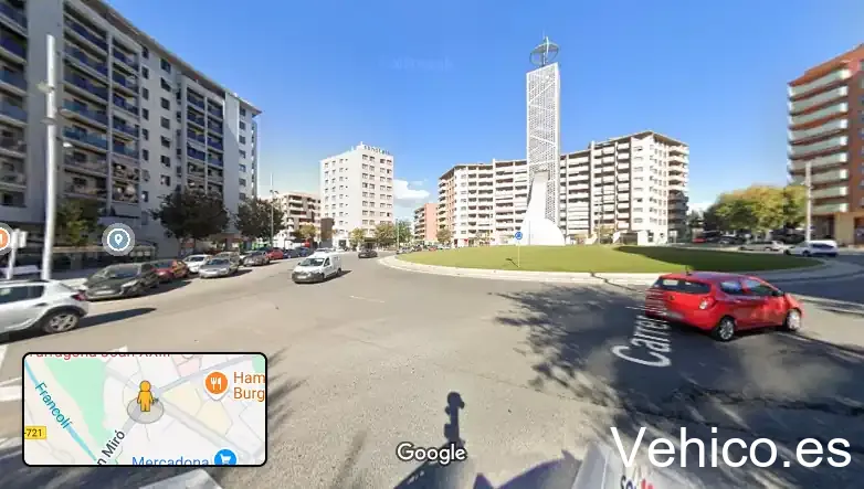 Zona d'aparcament reservada per a motos