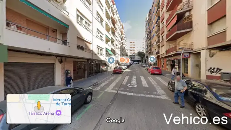 Zona d'aparcament reservada per a motos