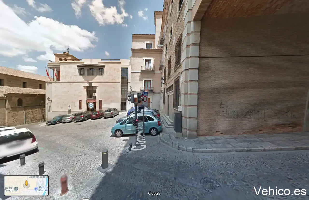 Zona de aparcamiento reservada para motos