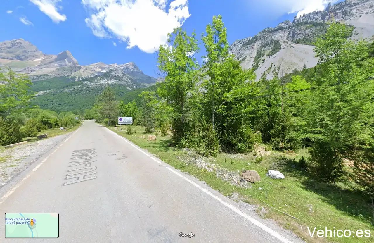 Parking Pradera de Pineta (€ payant €)