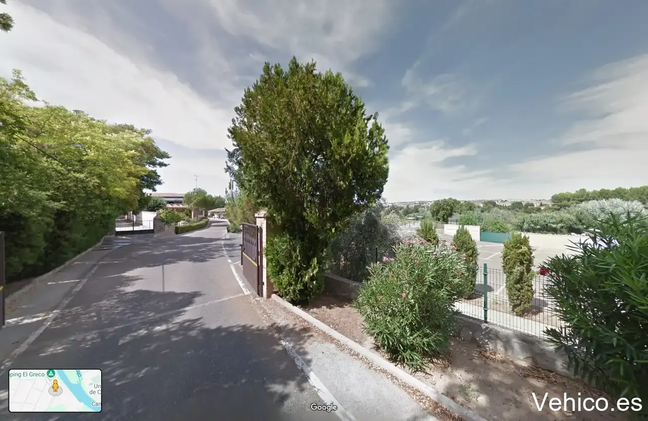 Parking du camping El Greco