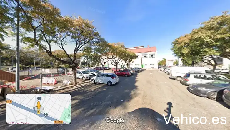 Polideportivo Burjassot. Parking
