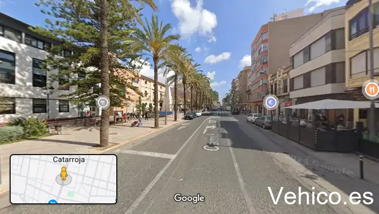 Zona de aparcamiento reservada para motos