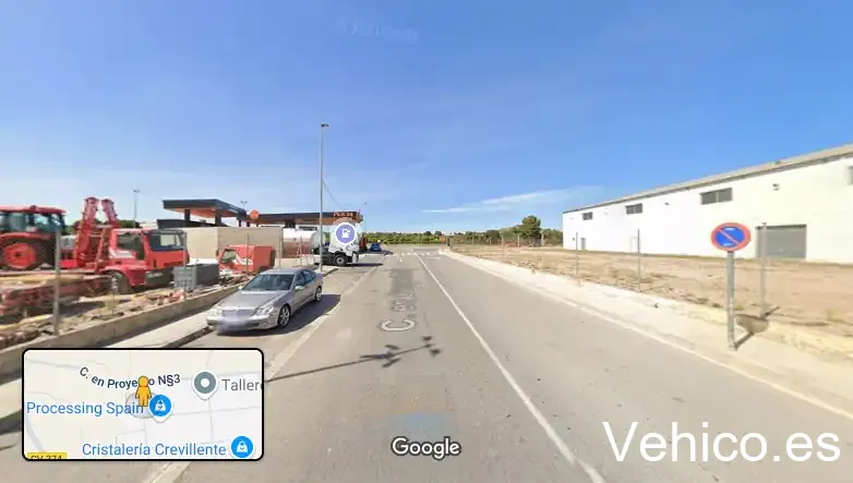 Aparcamiento para camiones del ayuntamiento de Loriguilla