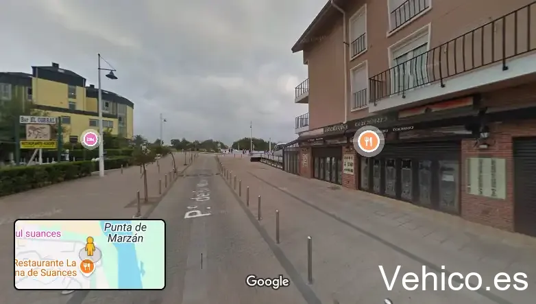 Aparcamientos en Suances La Ribera