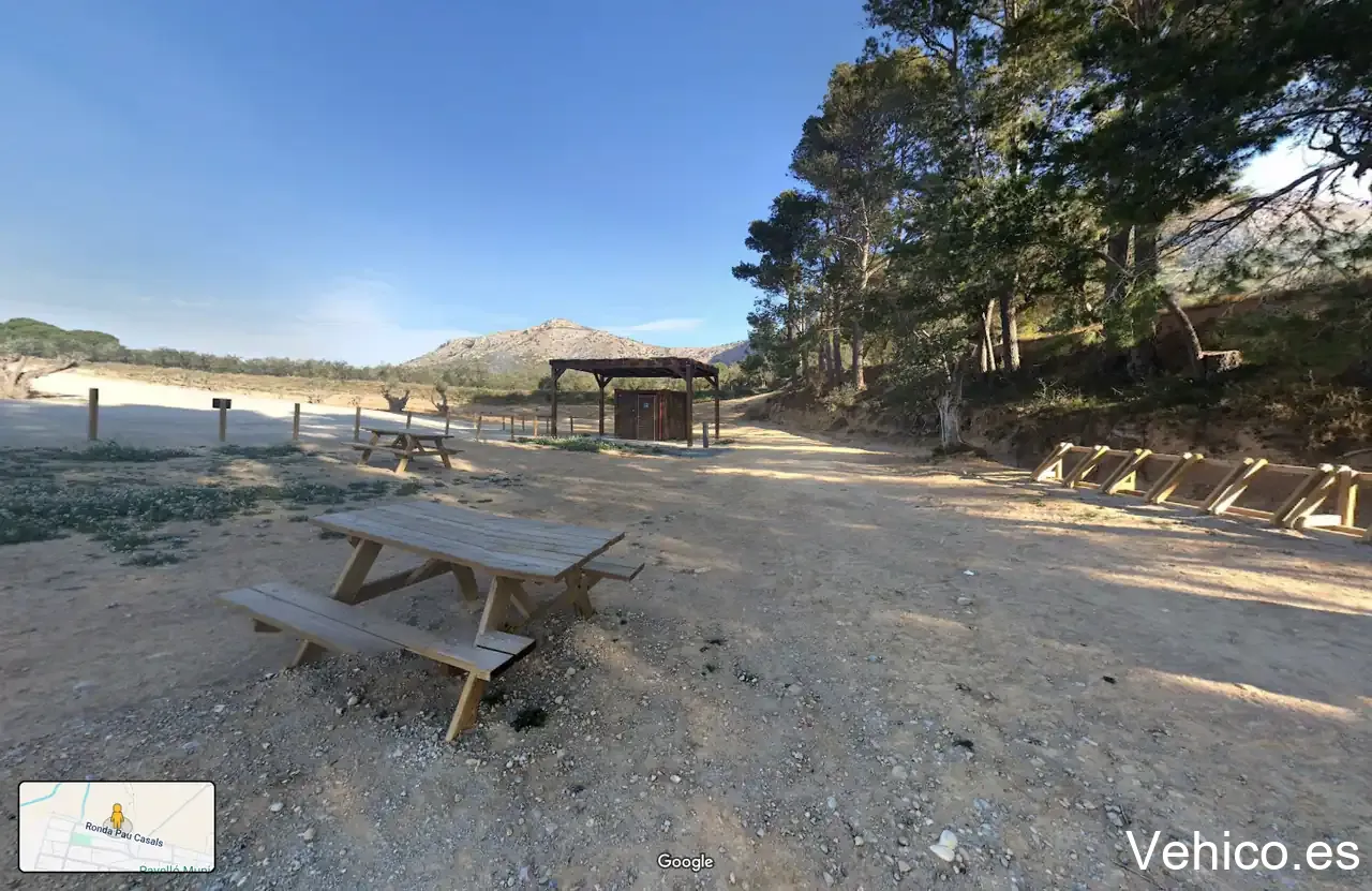 Zona de benvinguda de visitants del Montgrí