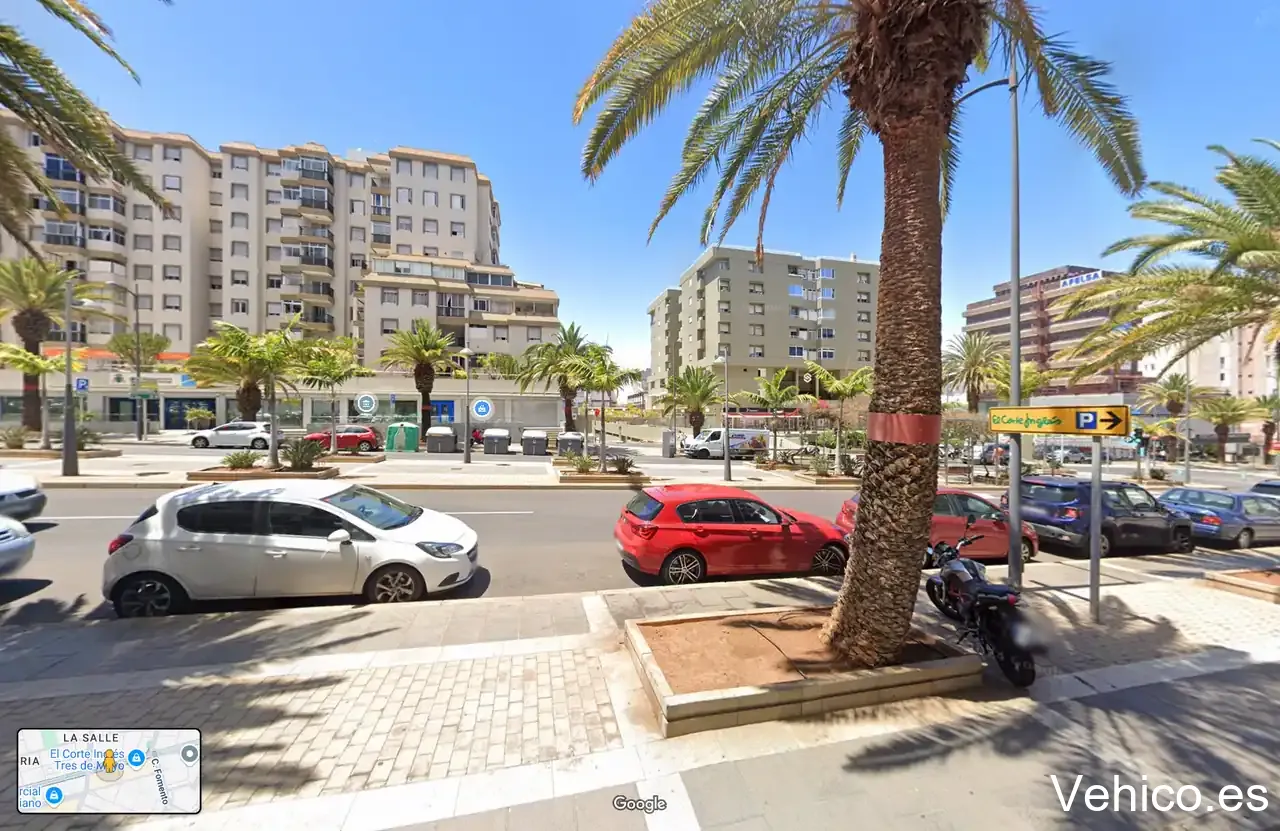 Entrada parking CC Nivaria