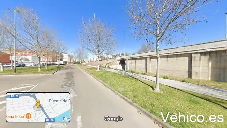 Aparcamiento de las Moreras - Parque Márgenes del Guadiana (Badajoz)