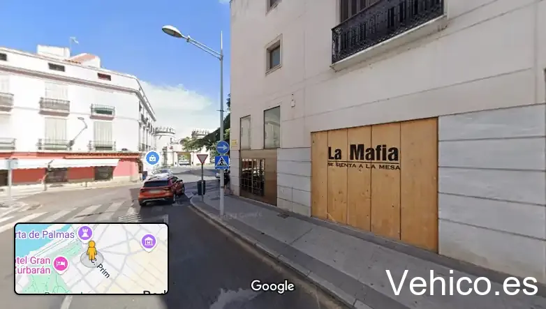Zona de aparcamiento reservada para motos