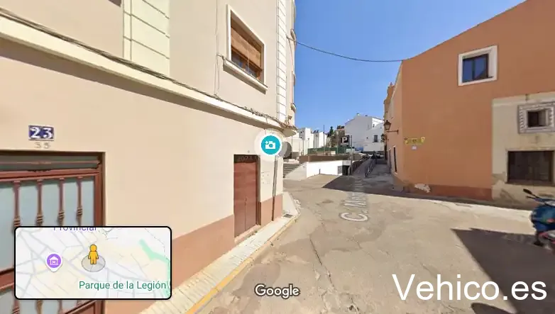 Zona de aparcamiento reservada para motos