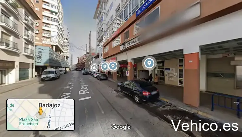 Zona de aparcamiento reservada para motos