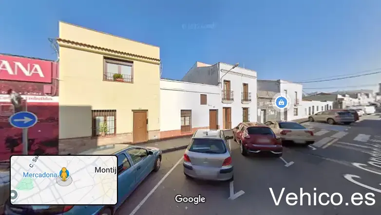 Zona de aparcamiento reservada para motos