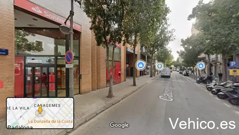 [P] Zona d'aparcament reservada per a motos