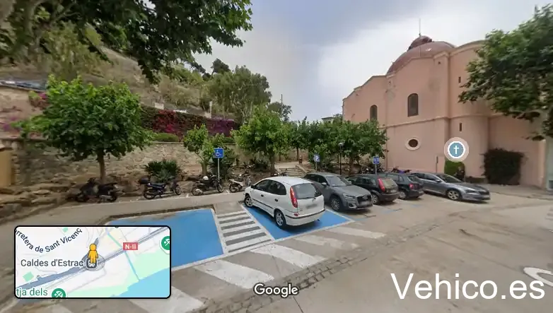 Zona de aparcamiento reservada para motos
