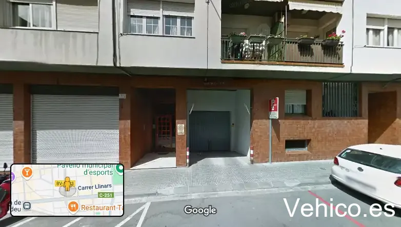 Zona d'aparcament reservada per a motos