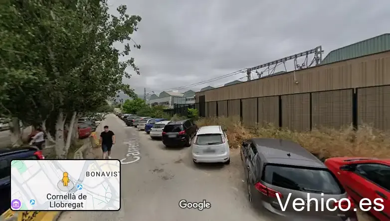 Aparcament públic del carrer d'Ernest Lluch