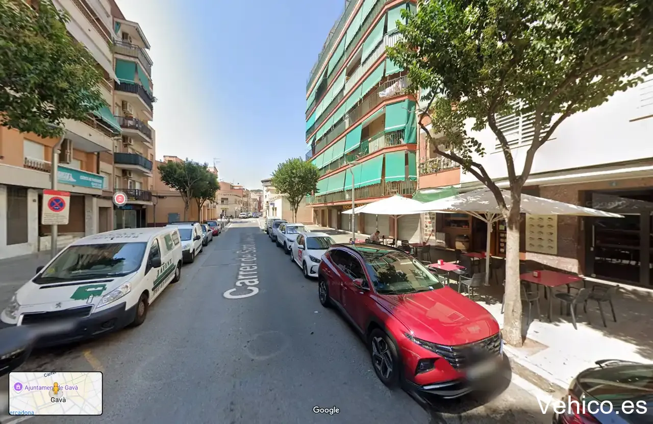 Zona de aparcamiento reservada para motos